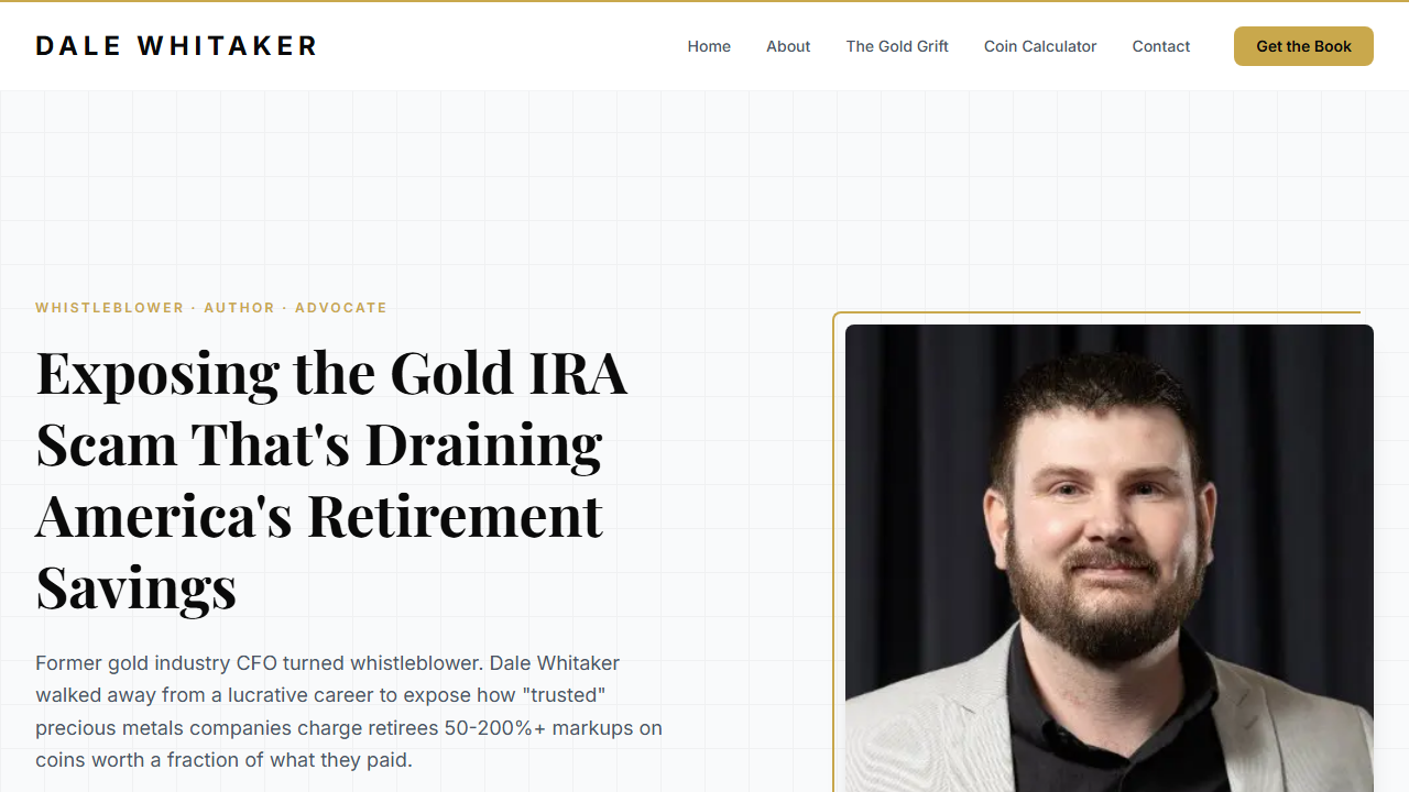 Screenshot of Dale Whitaker